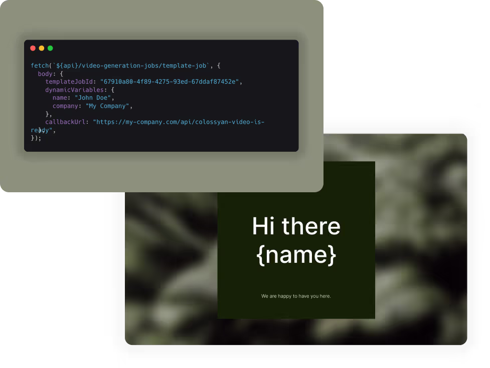 Render thousands of videos at scale with Colossyan